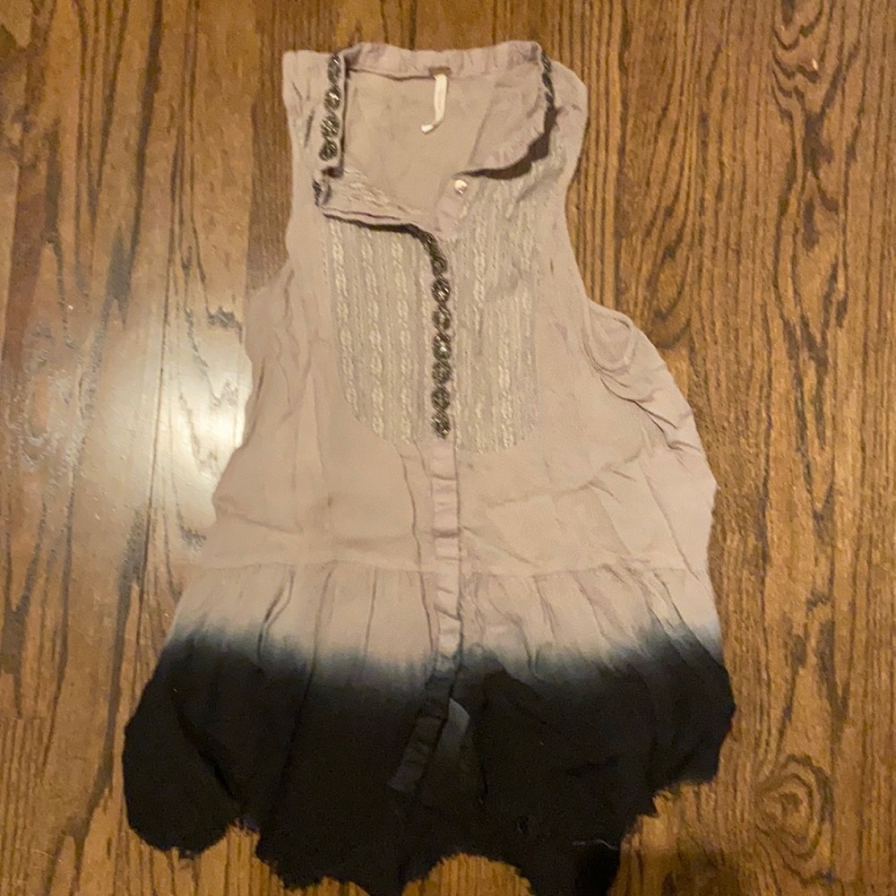 Free People gorgeous embellished tank
